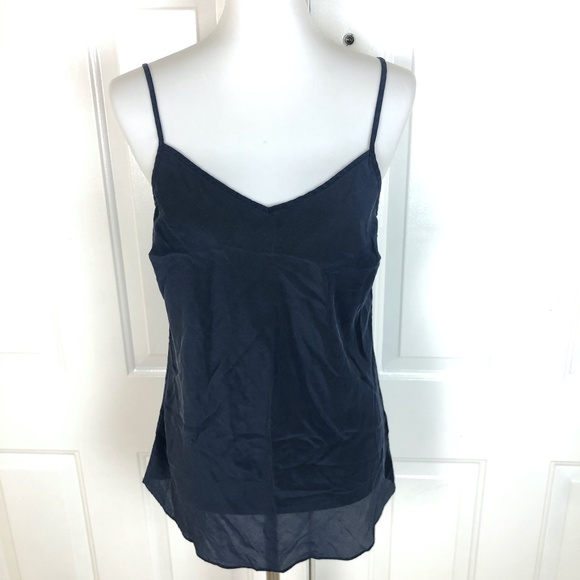J. Crew Tops - J. Crew Women’s Navy Blue 100% Silk Cami Size M